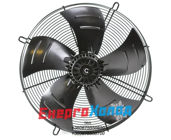 Вентилятор осьовий ENERFLOW 4E-500-B (6500 м³/ч) -- YDWF102L35P4-570N-500B (1PH,4P,220V,50Hz)