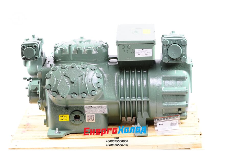BITZER 6FE-40Y (151,6 м3/ч R134a) НАПІВГЕРМЕТИЧНИЙ ПОРШНЕВИЙ КОМПРЕСОР